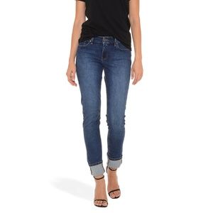 Mott & Bow - Boyfriend "Ridge" Jeans - Med/Dark Blue, W27 X L32